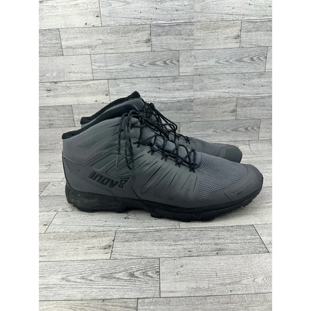 Inov8 Roclite G 345 Gray Hiking Boots Mens US 15 Lightweight Trail Running‎